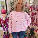 Millie Small Santa Sweatshirt