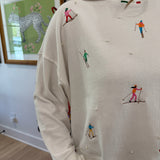 Skiers with Pearls Sweatshirt