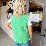 Green Harvest Corduroy Vest