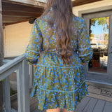 Retra Floral Mini Dress - Cruvy