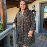 Lindsey Leopard Dress - Curvy