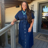 Andrea Midi Dress - Curvy