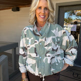 Light Weight Olive Camo Jacket