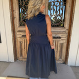 Navy Maddie Midi Dress