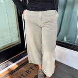 Lt Olive Barrel Pants