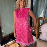 Pink Cheetah Mini Dress