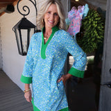 Meadow Line Blue Brenda Mini Dress