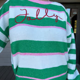 Jolly Striped Relaxed Sweater