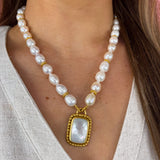 Clear Crystal Marbella Statement Necklace