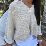 Caroline Lightweight Cropped Sweater