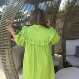Libby Green Apple Mini Dress