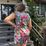 Rumi Town Olera Ruffle Mini Dress
