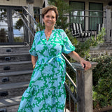 Riona Floral Wynette Midi Dress