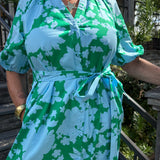 Riona Floral Wynette Midi Dress