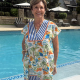 Pippa Tropical Print Mini Dress