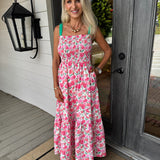 Posey Print Maxi Dress