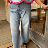 Ball High-Rise Wide Leg Denim