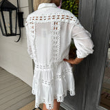 White Rachel Mini Dress