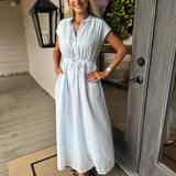 Bayley Blue Midi Dress