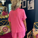 Pink Charlotte Short Set