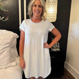Melody Striped Nightshirt