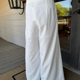 Pleated Detail Wide Leg Pants