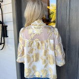 Randi Jacquard Blouse