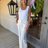 White Lounge Pants