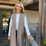 Beige Heather Heavenly Luxe Rib Vest