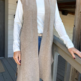 Beige Heather Heavenly Luxe Rib Vest