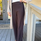Brown Georgie Wide Leg Bottom