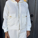 Pheonix Quilted Winter White Set