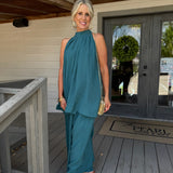 Teal Tunic Pant Set
