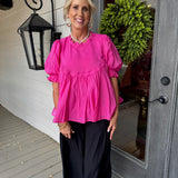 Black Wide Leg Lace Trim Pants