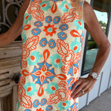 Mia Yellow Floral Embroidery Mini