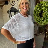Open Knit Top