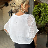 Open Knit Top