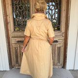 Karen Khaki Shirt Dress