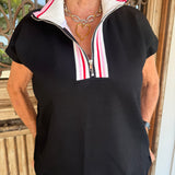 Betty Black Skort Set
