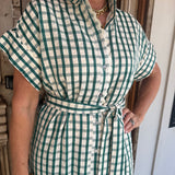 Brooke Green Plaid Mini