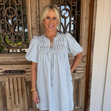 Collins Blue Stripe Mini