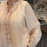 Loro Ruffled Blush Top