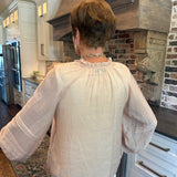 Loro Ruffled Blush Top