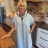 Reese Mini Shirt Dress