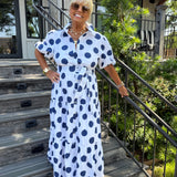 Dottie Polka Dot Maxi Dress