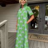 Georgia Palm Green Dress