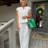 Wide Leg Woven Pant