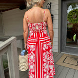 Red Midi Dress