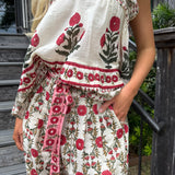 Annie Block Print Pant Set
