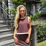 Allison Brown Skort Set